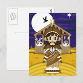 Joseph Nativity Postcard Postkarte (Vorne/Hinten)