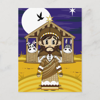 Joseph Nativity Postcard Postkarte