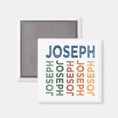 Joseph Niedlich Colorful Magnet (Vorderseite/Rückseite)