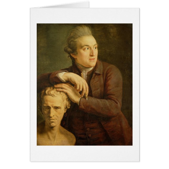 Joseph Nollekens (1737-1823) mit seinem Fehlschlag (Vorne)