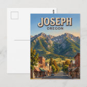 Joseph Oregon Postkarte (Vorne/Hinten)