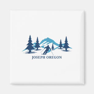 Joseph Oregon Ski Resort Skiing Skier _1 Magnet