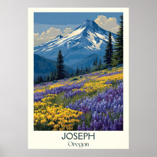 Joseph Oregon Vintager Wallowa Highlights Poster