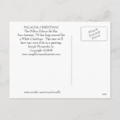 Joseph-Palacial Weihnachten-San Antonio Feiertagspostkarte (Rückseite)