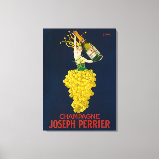 Joseph Perrier Champagne Werbeplakat Leinwanddruck (Vorderseite)