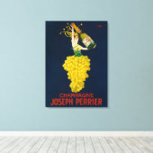 Joseph Perrier Champagne Werbeplakat Leinwanddruck (Insitu (Holzboden))
