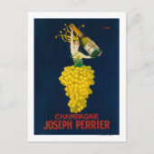 Joseph Perrier Champagne Werbeplakat Postkarte (Vorderseite)