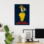Joseph Perrier Champagner Werbeplakat Poster (Heimbüro)