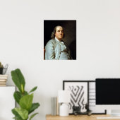 Joseph Siffrein Duplessis Benjamin Franklin Poster (Heimbüro)