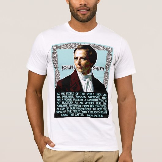 Joseph-Smith auf Politikern T-Shirt (Vorderseite)