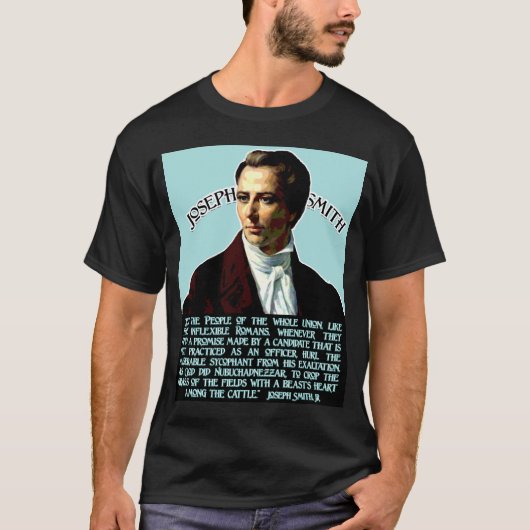 Joseph-Smith auf Politikern T-Shirt (Vorderseite)