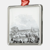 Joseph-Smith, der in der Wildnis predigt Ornament Aus Metall (Links)