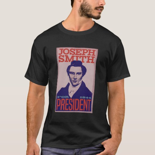 Joseph Smith für die Präsidentschaftswahl der Prop T-Shirt (Vorderseite)