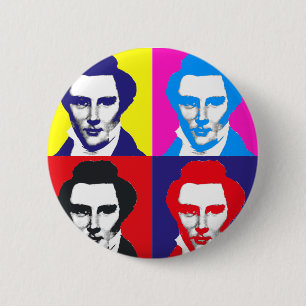Joseph-Smith-Pop-Kunst Button