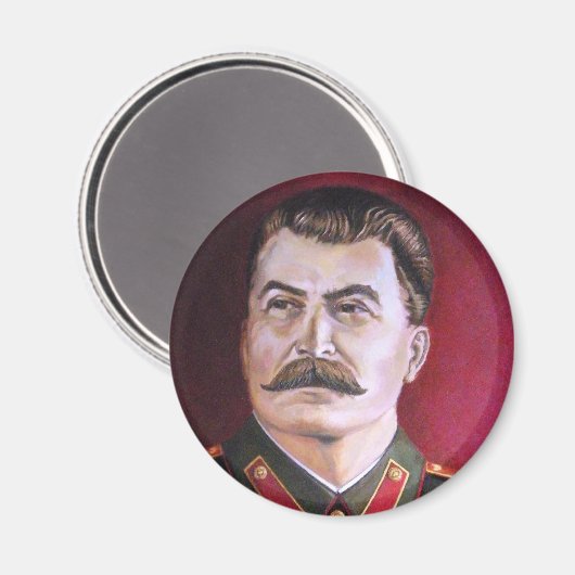 Joseph Stalin Magnet (Vorderseite/Rückseite)