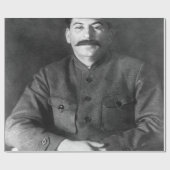 Joseph Stalin Portrait Geschenkpapier (Flach)