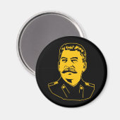 Joseph Stalin Portrait Magnet (Vorderseite/Rückseite)