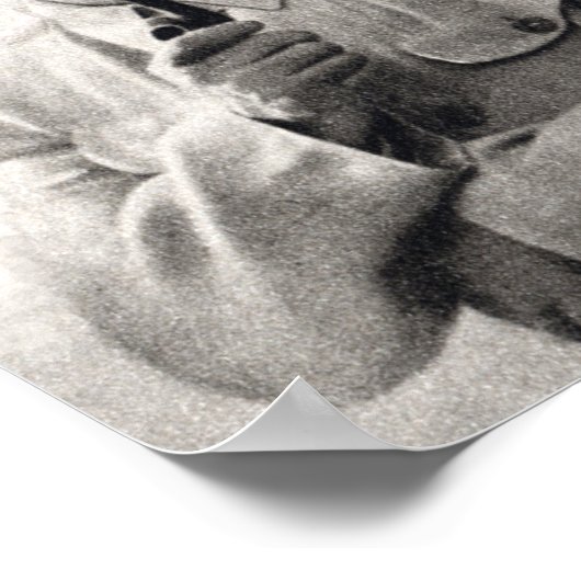 Joseph Stalin Portrait Poster (Ecke)