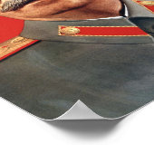 Joseph Stalin Portrait Poster (Ecke)