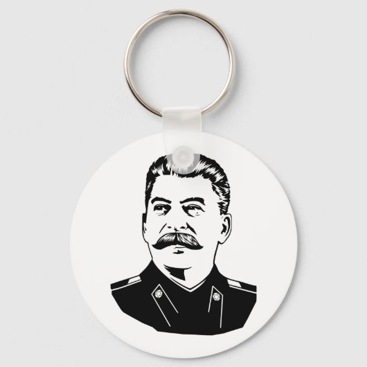 Joseph Stalin Portrait Schlüsselanhänger (Vorderseite)