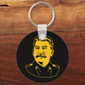 Joseph Stalin Portrait Schlüsselanhänger (Vorderseite)