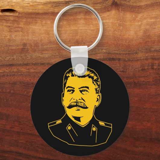 Joseph Stalin Portrait Schlüsselanhänger (Vorderseite)