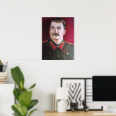 Joseph Stalin Poster (Heimbüro)