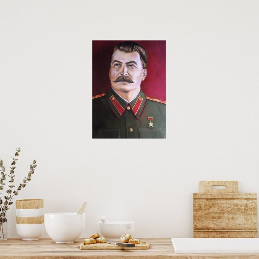 Joseph Stalin Poster (Küche)