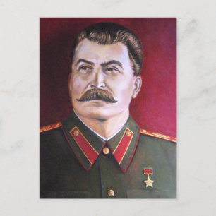 Joseph Stalin Postkarte