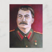 Joseph Stalin Postkarte (Vorderseite)