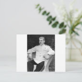 Joseph Stalin Postkarte (Stehend Vorderseite)