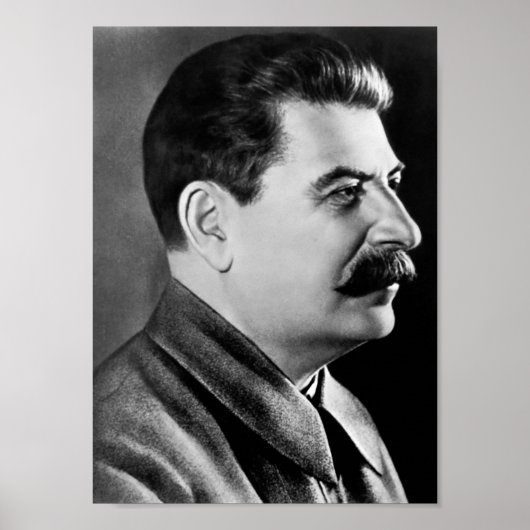 Joseph Stalin Profile Foto Poster (Vorne)