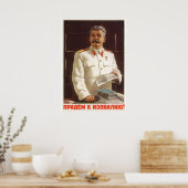 Joseph Stalin Soviet propaganda poster (Küche)
