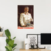 Joseph Stalin Soviet propaganda poster (Heimbüro)