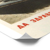 Joseph Stalin Soviet propaganda poster (Ecke)