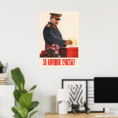 Joseph Stalin sowjetisches Propagandaposter Poster (Heimbüro)