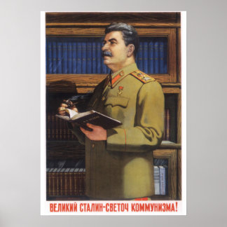 Joseph Stalin sowjetisches Propagandaposter Poster