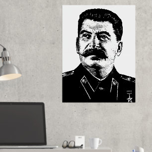 Joseph Stalin, UdSSR, CCCP, sowjetische Gewerkscha Foliendrucke