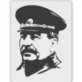 Joseph Stalin, USSR, CCCP, Soviet Union, Communism Aufkleber (Vorderseite)
