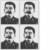 Joseph Stalin, USSR, CCCP, Soviet Union, Communism Aufkleber (Vorderseite)