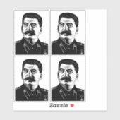 Joseph Stalin, USSR, CCCP, Soviet Union, Communism Aufkleber (Blatt)
