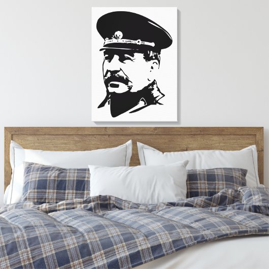 Joseph Stalin, USSR, CCCP, Soviet Union, Communism Leinwanddruck (Insitu (Schlafzimmer))