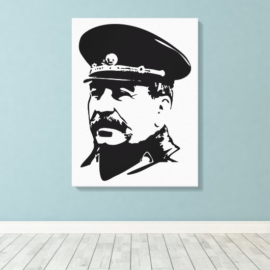 Joseph Stalin, USSR, CCCP, Soviet Union, Communism Leinwanddruck (Insitu (Holzboden))