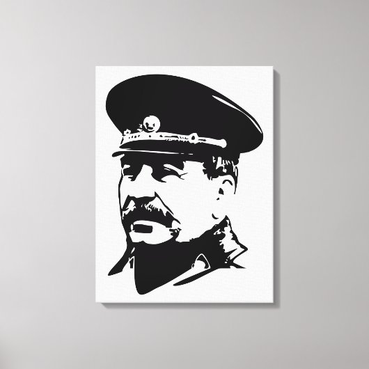 Joseph Stalin, USSR, CCCP, Soviet Union, Communism Leinwanddruck (Vorderseite)