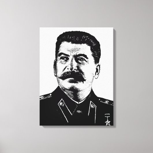 Joseph Stalin, USSR, CCCP, Soviet Union, Communism Leinwanddruck (Vorderseite)