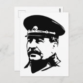 Joseph Stalin, USSR, CCCP, Soviet Union, Communism Postkarte (Vorne/Hinten)