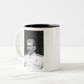 Joseph Stalin Zweifarbige Tasse (Vorderseite Links)