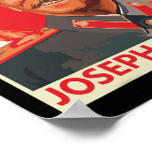 Joseph Stealin Anti Joe Biden Funny Poster (Ecke)