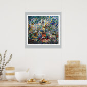 Joseph Stella - Coney Island, Mardi Gras Poster (Küche)