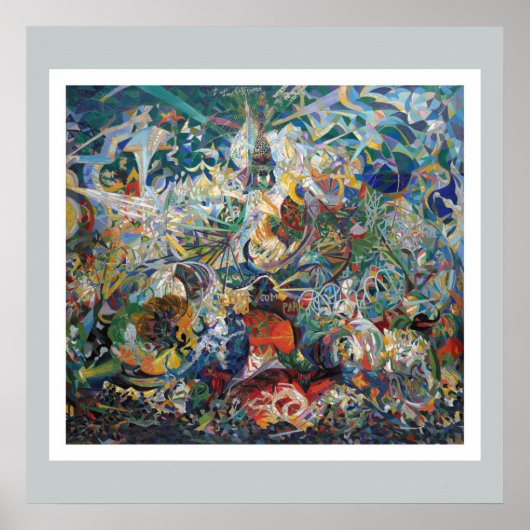 Joseph Stella - Coney Island, Mardi Gras Poster (Vorne)